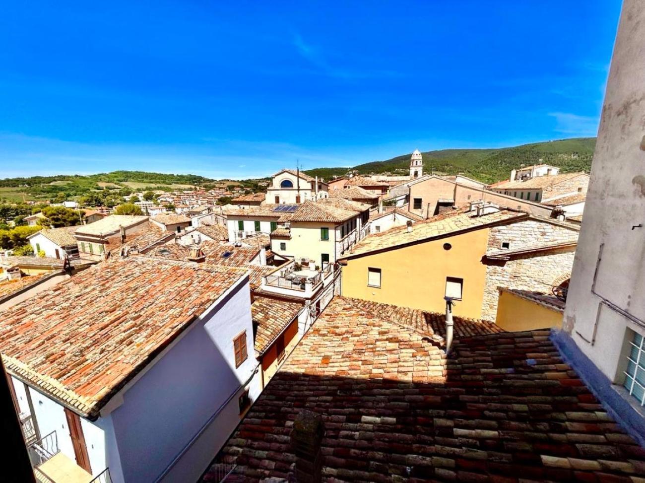 Paulis - Semiattico In Pieno Centro A Sirolo, Con Meravigliosa Vista Mare 아파트 외부 사진